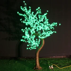 IP65 Red Pink Cherry Blossom Artificial Tree Outdoor Lighting Christmas New Year’s Day Tree Decoration Wedding