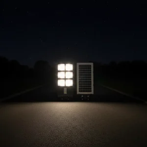 IP65 Solar All in One LED Street Light for Road 300 600W Motion Sensor & Remote Control 50000 Hours Lifespan