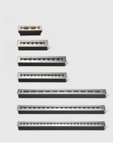 IP65 Stainless Steel Underground Light LED Landscape Light Deck Linear Aluminum LED Light 3500K Warm White