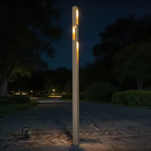IP65 Steel LED Landscape Light for Garden AC Power Street Auto Lighting Courtyard