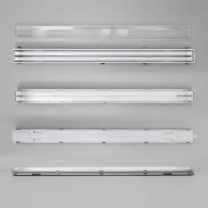 IP65 Tri Proof LED Light Linkable G13 50000H IK08 Waterproof Vapor Proof Warehouse CRI80 Fixture 3 Year Warranty