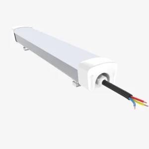IP65 Tri proof LED Tube Light 5FT Aluminum Housing 40W 100lm w Waterproof Dust Proof Ra80 AC85 265V 3000K 6000K