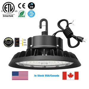 IP65 UL ETL Multiple Power CCT Selection 240W Warehouse UFO LED High Bay Light