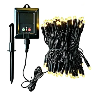 IP65 Waterproof 110V 10M Black PVC LED String Lights for Outdoor Commercial Garden Christmas Lights Deco