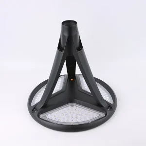 IP65 Waterproof 3000K Dusk to Dawn Parking Lot Yard Street Lights 3M Split Pole Post Outdoor LED Solar Garden Light