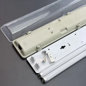 IP65 Waterproof ABS+PC PS LED Tri Proof Light 4ft 1.2m Industrial Batten Fixture CRI 80 for Supermarket Parking Lot