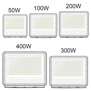 IP65 Waterproof AC Flood Lights 50 500W High Brightness 100W Outdoor Die cast Aluminum Tempered Glass SMD LED Chip for Road