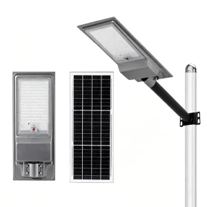 IP65 Waterproof All in One Solar Street Light Auto Light Sensor Radar Human Induction Outdoor Rural Road Solar Lamp Remote