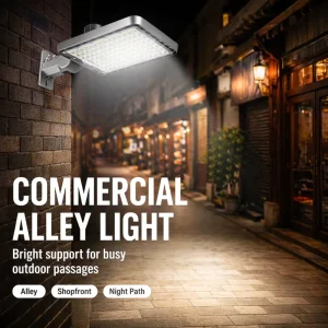 IP65 Waterproof Commercial LED Alley Light Wall Mount Outdoor Shopfront Night Path Parking Industrial Street Light