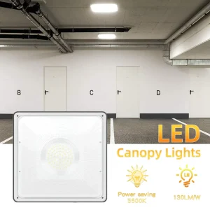 IP65 Waterproof Dust Proof LED Canopy Light Shell Die Cast Aluminum Housing High Temperature Resistant for Gas Stations