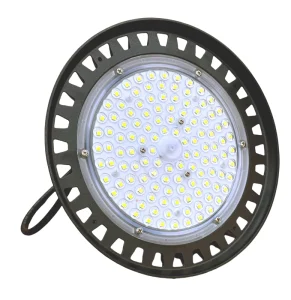 IP65 Waterproof High Brightness LED UFO Lamp Office Workshop Factory Construction 100W 200W 300W High Bay Light CRI90 180 Beam
