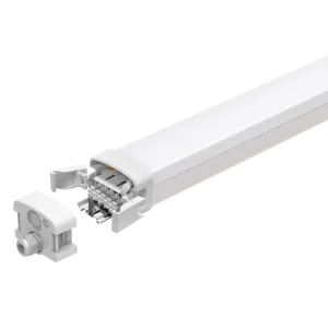 IP65 Waterproof LED Fitting 1-10V Dimming Lamp Lighting Fixture Emergency 40W 60W Tool Free Led Vapor Tri Proof Tight Light