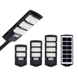 IP65 Waterproof LED Solar Street Light 100W 400W All in One with Motion Sensor High Lumen Auto Dusk to Dawn for Road Projects