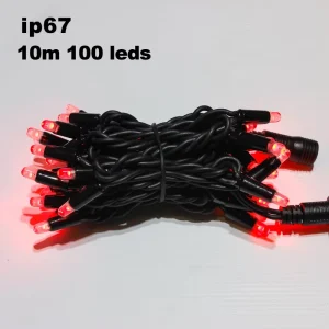 IP65 Waterproof LED String Lights H03RN F Rubber Cable 10M 100 LEDs 4CCT Color Temp Wireless Control Outdoor Christmas Wedding