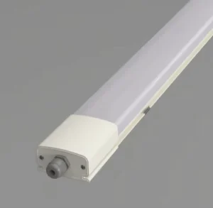 IP65 Waterproof LED Tri Proof Light 110lm/W Linkable LED Batten Light with Microwave Sensor for Garage Warehouse Workshop