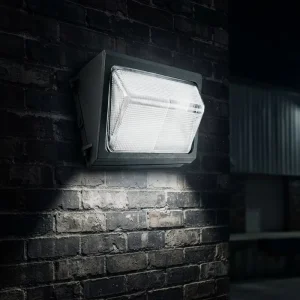 IP65 Waterproof LED Wall Pack Light 40W ETL Listed Outdoor Commercial Fixture 5000K Dusk Dawn Garden Building Exterior Warehouse