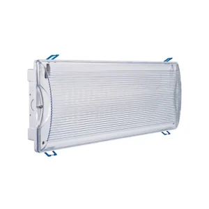 IP65 Waterproof Maintained LED Emergency Bulkhead Light Fire Fighting LED Emergency Light With Rechargeable Battery Recessed