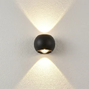 IP65 Waterproof Mini Ball LED Wall Sconce Polycarbonate High CRI 90 Modern Aluminum Exterior Wall Light Garden Patio 2 Year