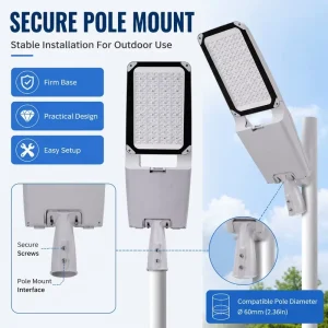 IP65 Waterproof Outdoor Commercial Public Road Parking Lot Lighting Die Casting Aluminum 200W LED Street Light