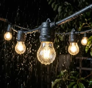 IP65 Waterproof Outdoor Festoon Lights E26 E27 Socket String Light for Commercial Show Exhibition