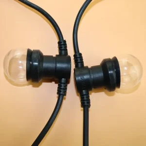 IP65 Waterproof Outdoor LED Light String 10M 20M E27 Lamp for Christmas Courtyard Decoration for Holiday Lighting