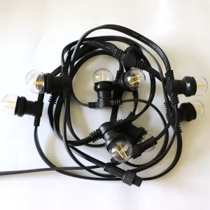 IP65 Waterproof Outdoor LED Light String 10M 20M E27 Lamp for Christmas Courtyard Decoration for Holiday Lighting