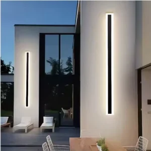 IP65 Waterproof Outdoor LED Linear Wall Light ETL Listed 3CCT Selectable 2FT 8FT Exterior Wall Mount Lamp f