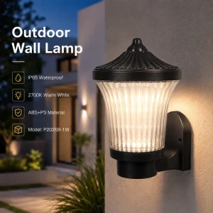IP65 Waterproof Outdoor LED Wall Lamp Modern Nordic Simple Decorative Exterior Wall Light for Garden Villa Corridor