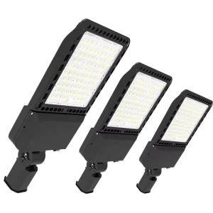 IP65 Waterproof Outdoor Street Lamp 100W 150W 200W 300W Shoebox LED Garden Light With Light Sensor AC Power Supply