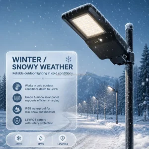 IP65 Waterproof Smart Control Outdoor Solar Street Light All in One Type 3-Year Warranty