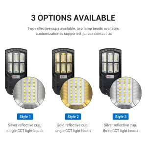 IP65 Waterproof Solar Power 200W 300W 400W Remote Control Lampe LED Solar Street Light
