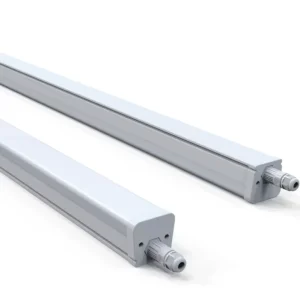 IP65 Waterproof Warehouse Batten Light 4FT 36W 150LM/W LED Industrial Lighting Linkable Daisy Chain Tri proof Light