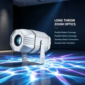 IP65 Waterproof Zoom Water Wave Projector 650W 750W 1000W Seamless Splicing Architectural Facade Water Ripple Projection Light