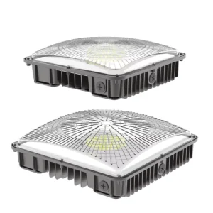 IP65 Waterproof with Motion Sensor Parking LED Light 50W 75W 100W Industrial Lighting LED Garage Canopy Light for Gas Station