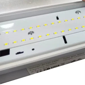 IP65 Weather Resistant and Durable LED Batten Light Tri Proof Hanging Lights for Garage Lighting Solution