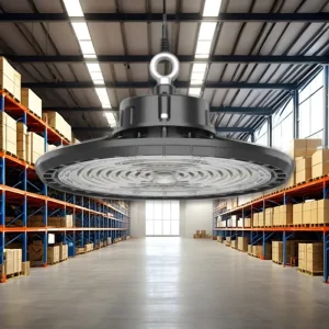 IP65+IK08 Durable 150W LED UFO High Bay Light 3CCT&Power&Beam Angle Adjustable(Samples Available)
