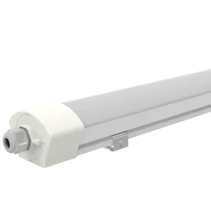 IP66 IK10 2FT Surface Mounted LED Tri-proof Ceiling Batten 18W Linear Light 130lm/W ETL Certified 3000K-6500K 50000 Hours 3-Year
