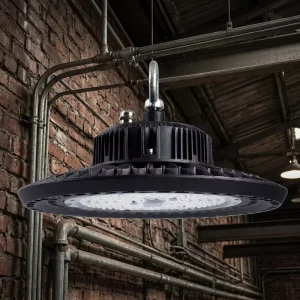 IP66 Aluminum Housing Industrial LED Ceiling Light 6500K Color Temperature for Warehouse Workshop Lighting