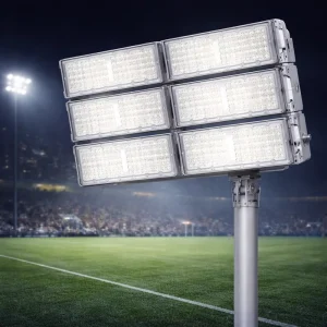 IP66 IK08 Modular COB LED Flood Light with 5-Year Warranty for Stadium High Mast Tunnel and Industrial Area Lighting