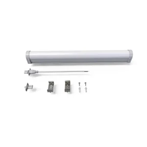 IP66 LED Emergency Tri proof Light 5600lm 180lm W 36W LiFePO4 Battery Replaceable Plug in CB CE UKCA Waterproof Factory Direct