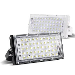 IP66 RGB LED Flood Light Waterproof Spotlight White/Black Shell Outdoor Lightings Garden Street Home DIY AC220V Floodlight