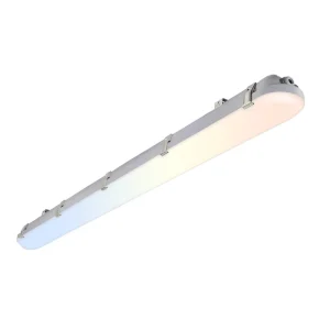 IP66 Waterproof 4FT 8FT Led Tri proof Light 40w 60W Power Dimming Vapor Tight Triproof Led Batten Light Led Flat Tri Proof Light