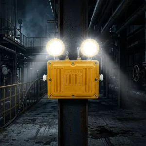 IP66 Waterproof Emergency Light LED Safety Luminaire for Wet Location Outdoor Construction Site Parking Garage Subway Tunnel