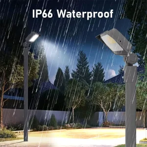 IP66 Waterproof LED Flood Light With Adjustable Bracket for Outdoor Area Courtyard Yard and Garden Lighting Use
