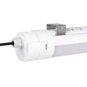 IP66 Waterproof LED Tri-proof Light Full PC Linkable Vapor Tight Fixture 20W 40W 60W for Industrial Warehouse Garage
