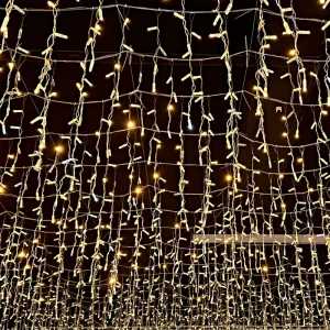 IP67 Rated Waterproof 110V 10m LED Icicle Light for Outdoor Commercial Christmas Lights Decoration
