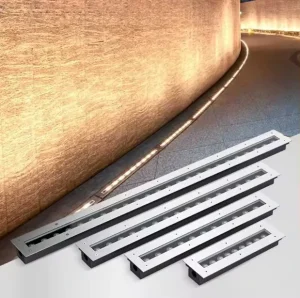 IP67 Recessed LED Underground Narrow Slim Villa Exterior Stainless Steel Linear Driveway Embedded Outdoor Thin Spotlight 3W