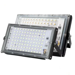 IP67 Waterproof 100W/200W LED Floodlight Exterior Flood Light with Remote Control Solar Powered Flood Lights Old Model
