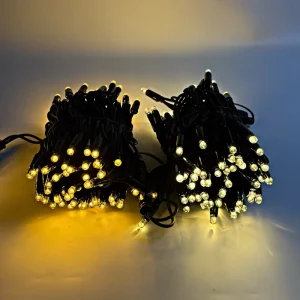 IP67 Waterproof 220V 10M Rubber Cable LED String Lights Outdoor Commercial Holiday Garden Christmas Lights Decor