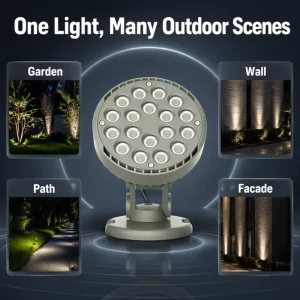 IP67 Waterproof High Bright Landscape Outdoor LED Flood Light CRI 90 5 Year Warranty Aluminum Alloy for Projector